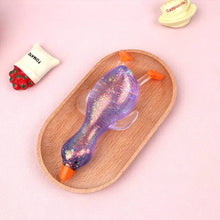 Load image into Gallery viewer, Cute Goose Duck Glitter Squishy Squeeze Toy Fidget Toy | Sparkling Extras
