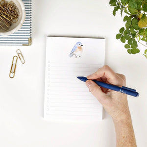 Checklist notepad: Bluebird
