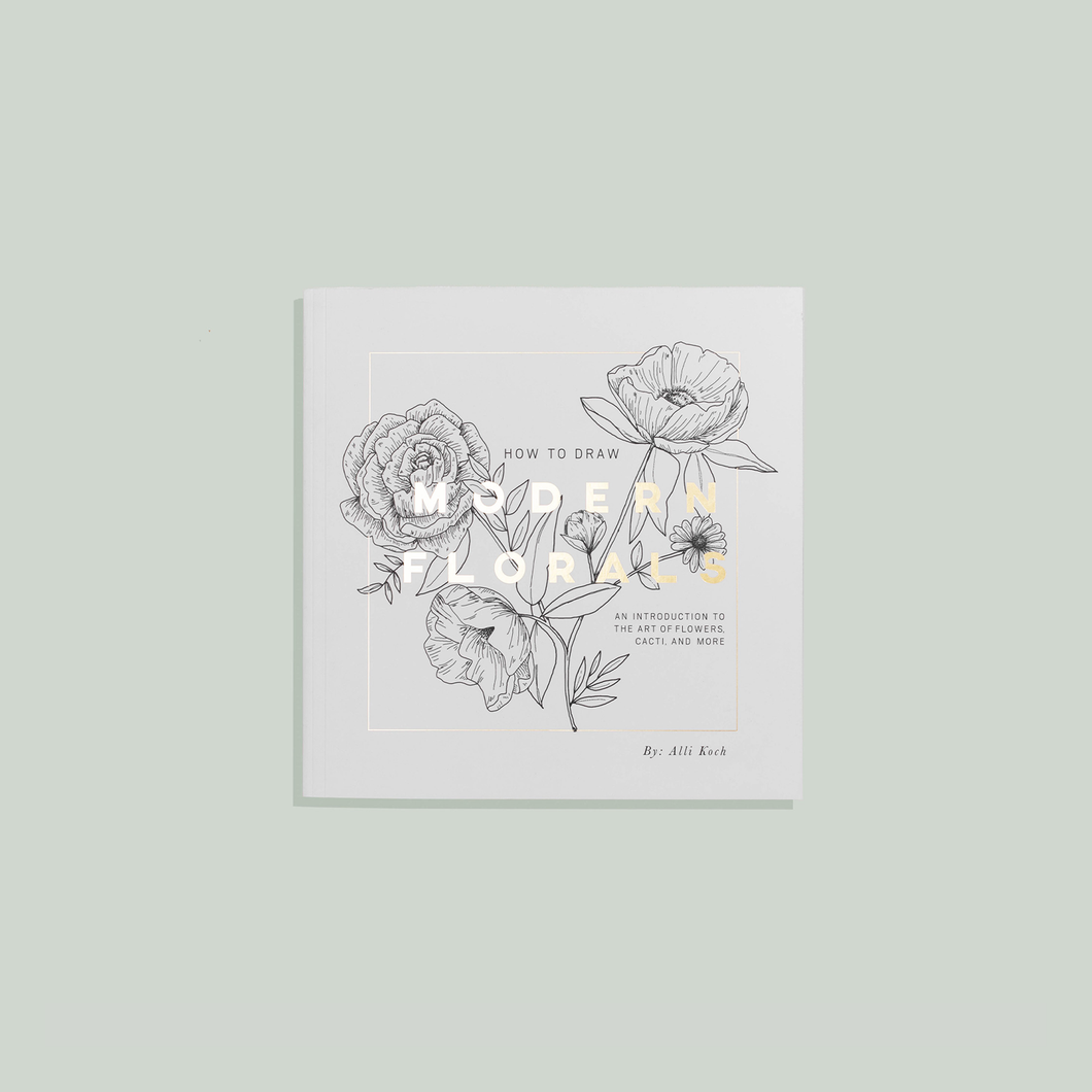 How to Draw Modern Florals (Travel Size) | Paige Tate & Co