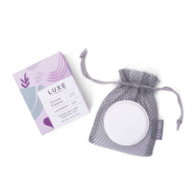 Load image into Gallery viewer, Luxe Lavender + Oat Shower Steamer Fizzy Bomb | Cait + Co
