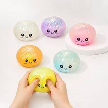 Load image into Gallery viewer, Glow In The Dark Bao Bun Dumpling Squeeze Squishy Stress Relief Toy
