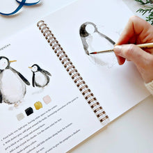 Load image into Gallery viewer, Winter watercolor workbook | emily lex studio
