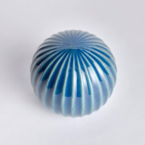 Brittani Orb Large, Blue: Blue / Ceramic