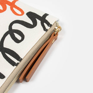 Hello Padded Glasses Zip Pouch | Caroline Gardner