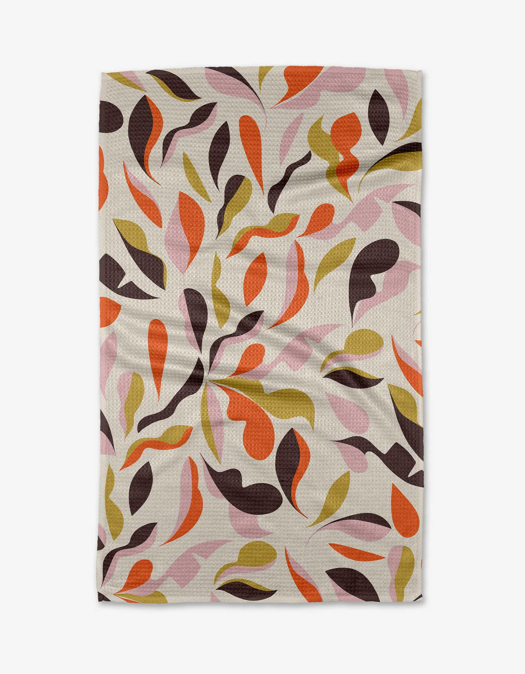 Playful Leaves Tea Towel | Geometry
