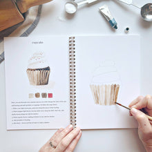 Load image into Gallery viewer, Baking watercolor workbook | emily lex studio
