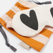 Load image into Gallery viewer, Eye mask Orange/Pink Stripe | Caroline Gardner
