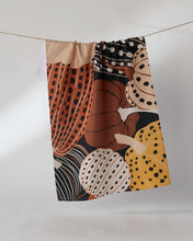 Load image into Gallery viewer, Painted Patch Tea Towel | Geometry

