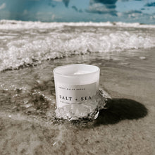 Load image into Gallery viewer, Salt and Sea 11 oz Soy Candle - Home Decor &amp; Gifts |Sweet Water Decor
