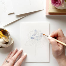 Load image into Gallery viewer, Garden flowers paintable notecards  | emily lex studio
