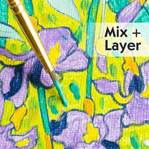Irises | Museum Series | Paint by Number | Faber-Castell