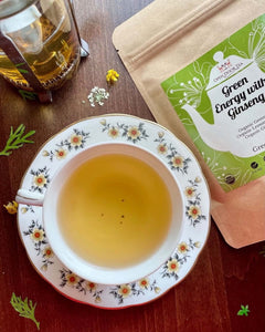 Open Door Tea - Green Energy with Ginseng | Green Tea | Bulk or Retail: 1.5 Ounce Tube