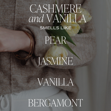 Load image into Gallery viewer, Cashmere and Vanilla | 11 oz Soy Candle | Sweet Water Decor

