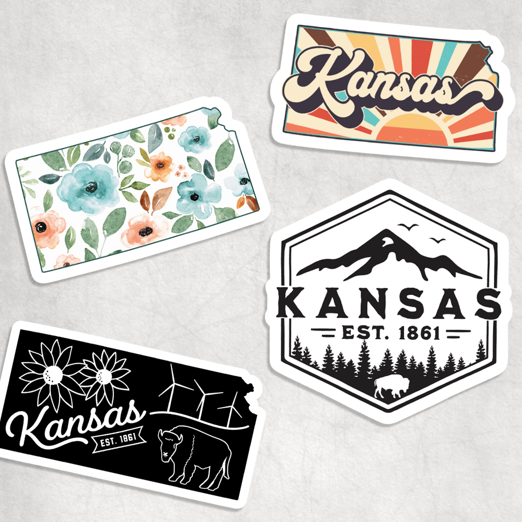 Kansas Badge Sticker