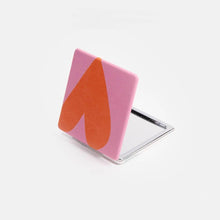 Load image into Gallery viewer, Heart Square Pocket Mirror | Caroline Gardner
