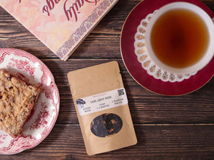 Open Door Tea - Earl Gray Rose | Organic Black Tea | Bulk or Retail: 1.75 Ounce Tube