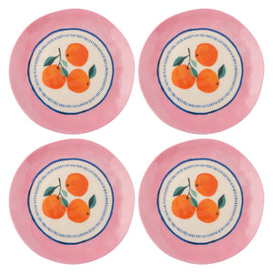 Melamine Salad Plates: Seaside Floral | Karma