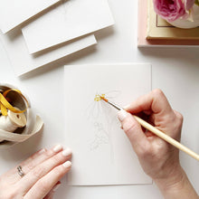 Load image into Gallery viewer, Garden flowers paintable notecards  | emily lex studio
