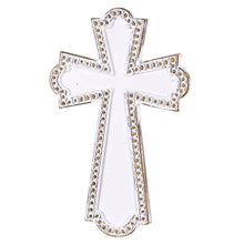 Load image into Gallery viewer, White Wash Resin Wall Cross 6.75H |Dicksons
