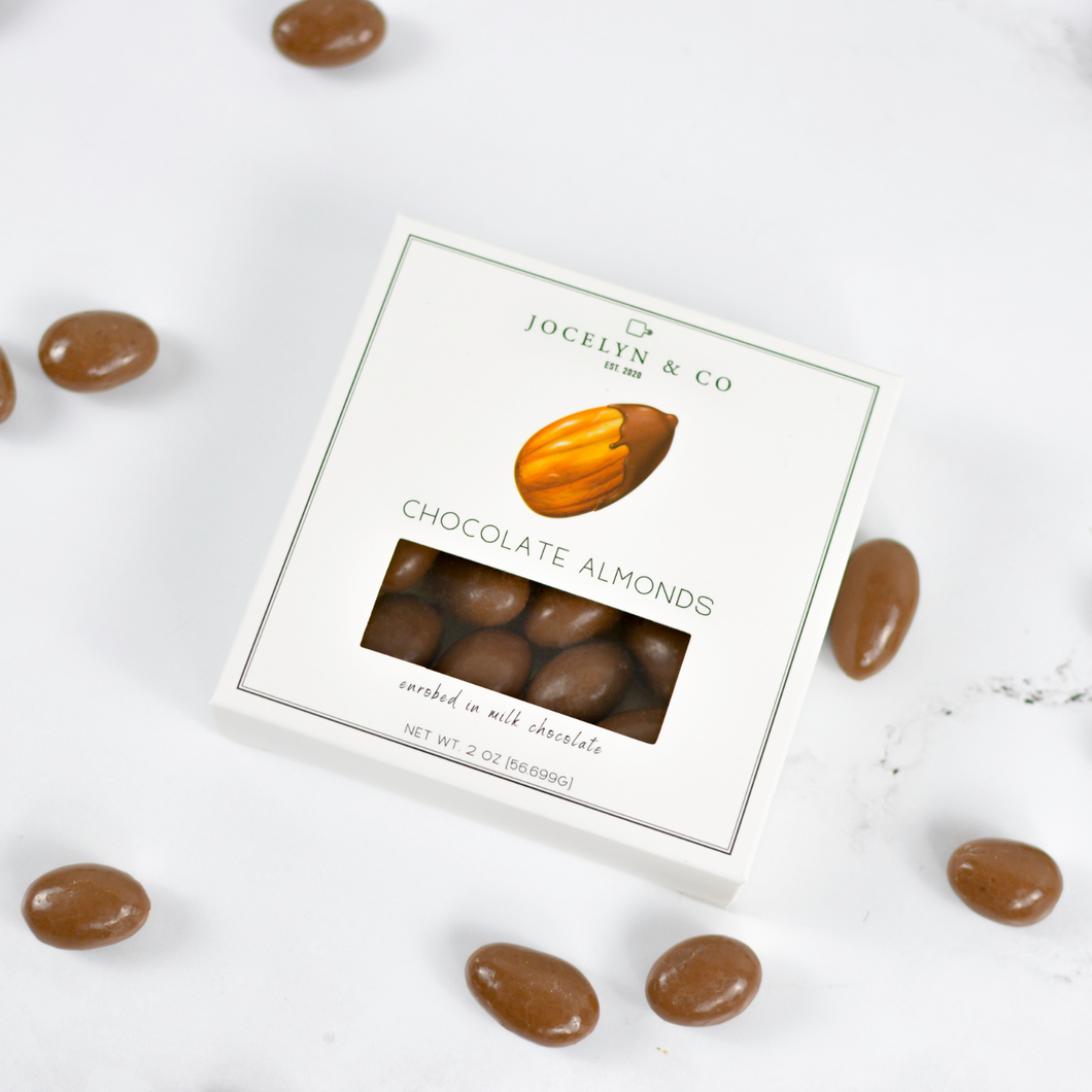 Milk Chocolate Almonds | Jocelyn & Co