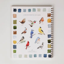 Load image into Gallery viewer, Birds watercolor workbook
