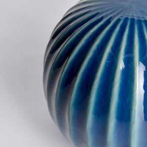 Brittani Orb Large, Blue: Blue / Ceramic