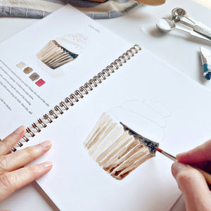 Baking watercolor workbook | emily lex studio