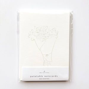 Love sweet love paintable notecard  | emily lex studio