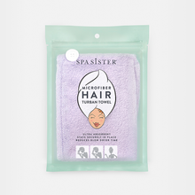 Load image into Gallery viewer, Microfiber Hair Turban Towel: Lavender| Bath Accessories Company

