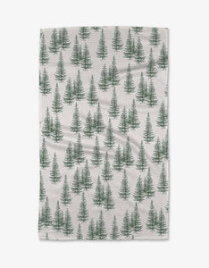 Christmas Forest Tea Towel | Geometry