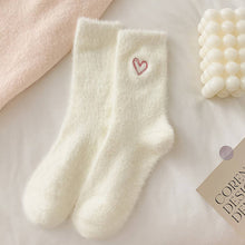 Load image into Gallery viewer, Light Pink Socks | Heart Fluffy Women Winter Warm Cozy | ACCITY
