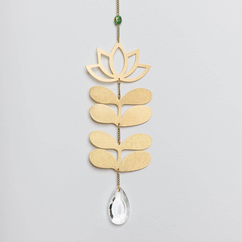 Lotus African Turquoise- Suncatcher