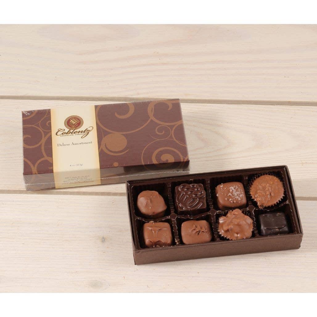 4 oz Deluxe Assortment Gift Box | Coblentz Chocolate Company