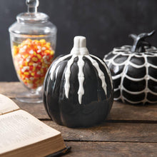 Load image into Gallery viewer, Porcelain Skeleton Pumpkin
