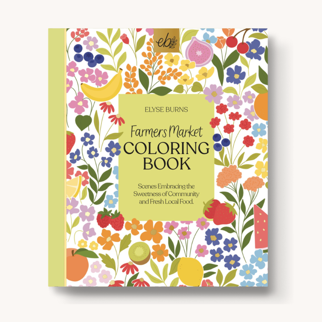 Farmers Market Coloring Book | Elyse Breanne Design