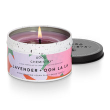 Load image into Gallery viewer, Lavender + Ooh La La Recyclable Tin Candle |Good Chemistry

