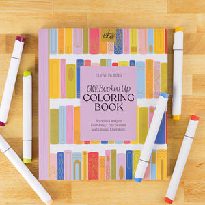 All Booked Up Coloring Book | Elyse Breanne Design