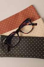 Load image into Gallery viewer, Fashion City | Polka Dot Pattern Glasses Pouch w Cleaning Cloth: One Size / 12 ASSORTED COLOR
