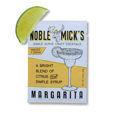 Load image into Gallery viewer, Noble Mick's - Craft Beverage Company - Margarita Single Serve Craft Cocktail
