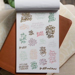 Bible Study Stickers | Goodness and Mercy |The Daily Grace Co