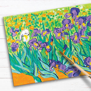 Irises | Museum Series | Paint by Number | Faber-Castell