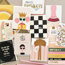 Load image into Gallery viewer, Chessboard Birthday Greeting Card | Ginger P. Designs
