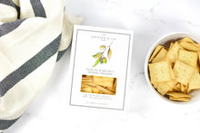 Load image into Gallery viewer, Olive Oil &amp; Sea Salt Crackers | Jocelyn &amp; Co
