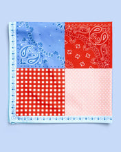 Load image into Gallery viewer, Patriotic Banner | America 250 Patchwork Headscarf | xo, Fetti

