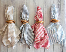 Load image into Gallery viewer, Wood Bangles Napkin Rings, set of four | Dot &amp; Army
