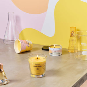 Lime + Sunshine Recyclable Tin Candle |Good Chemistry