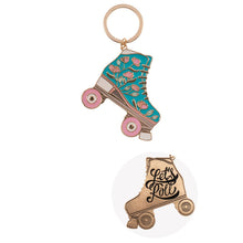 Load image into Gallery viewer, Fashion City | Retro Roller Skate Inspiration Keychain: PK / One Size

