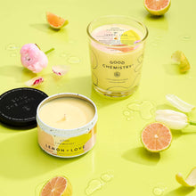 Load image into Gallery viewer, Lemon + Love Recyclable Tin Candle |Good Chemistry
