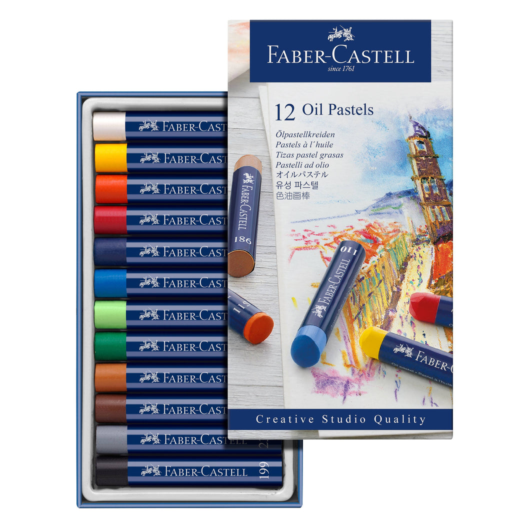 Artists Oil Pastels, Set of 12 Sticks | Faber-Castell