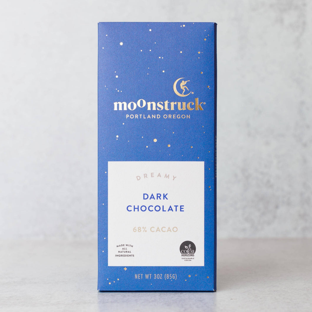 Dreamy Dark Chocolate Bar | Moonstruck Chocolate Co